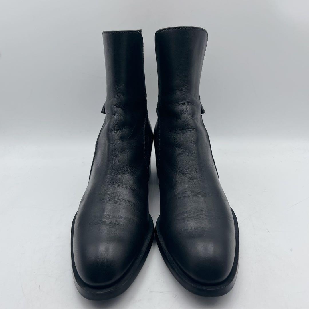 希少✨TOD'S トッズ ジョッパーブーツ ショートブーツ ベルト 黒 35.5