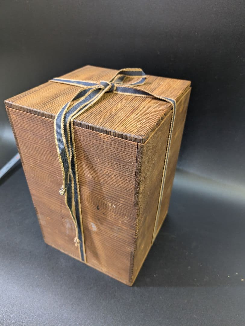 有田焼 古伊万里 古染付 陶片張 蛸唐草文 陶片 大徳利 酒器 花瓶 時代物骨董