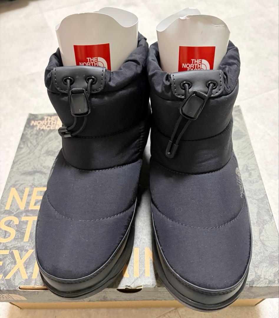 極美品ノースW Nuptse Bootie WP VII Short 黒24cm