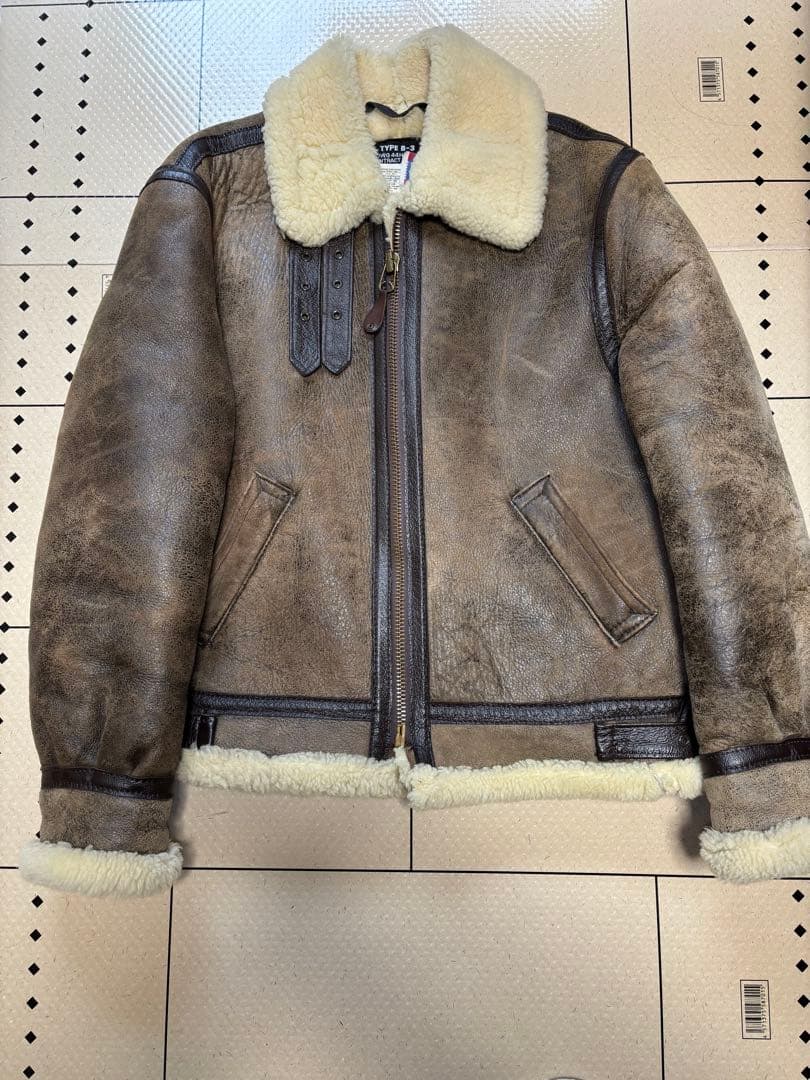 Schott Type B-3 シープスキン ミリタリージャケット サイズ42