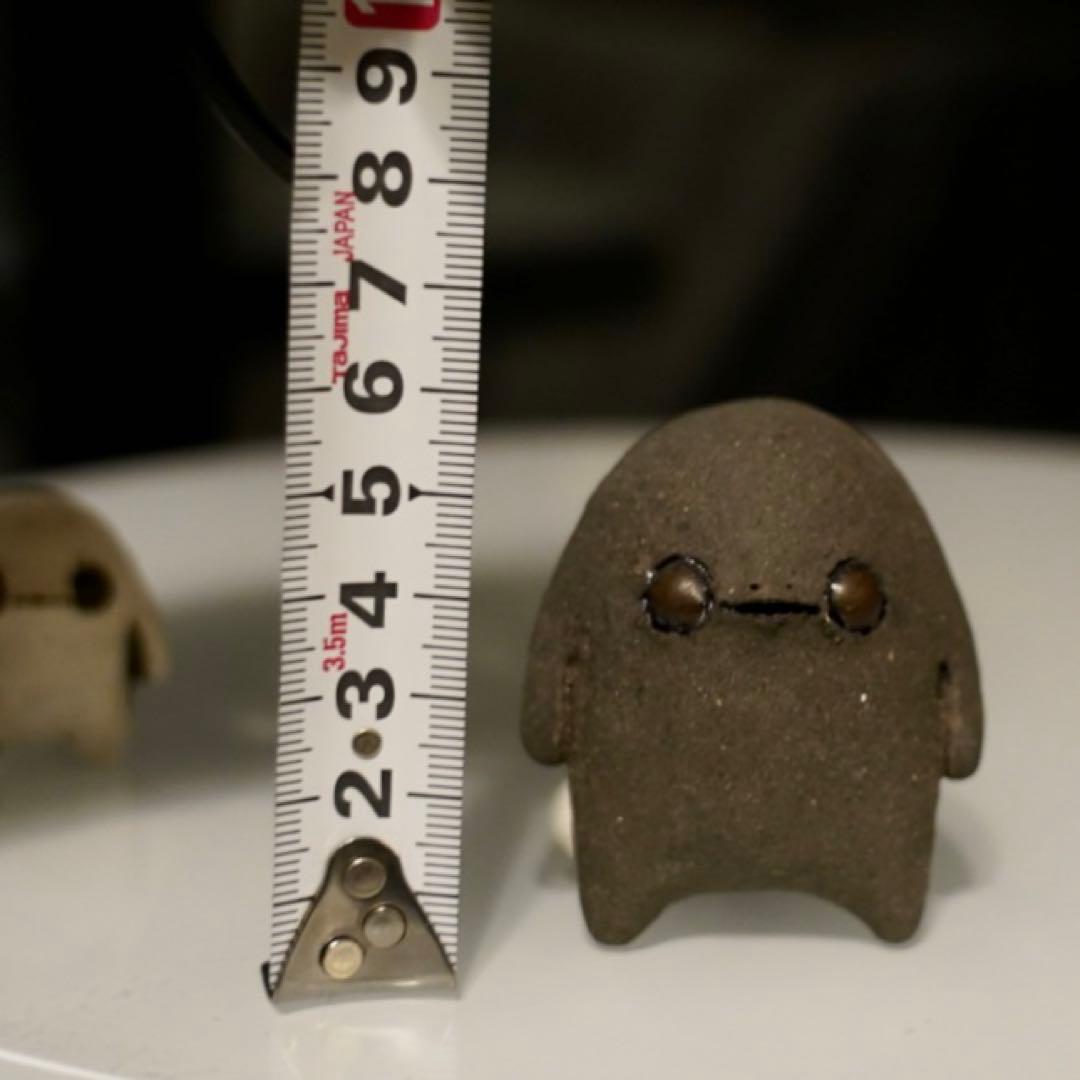 ⑤黒マラカスぼうや　ミヤチヤスヨさん　常滑焼　レア