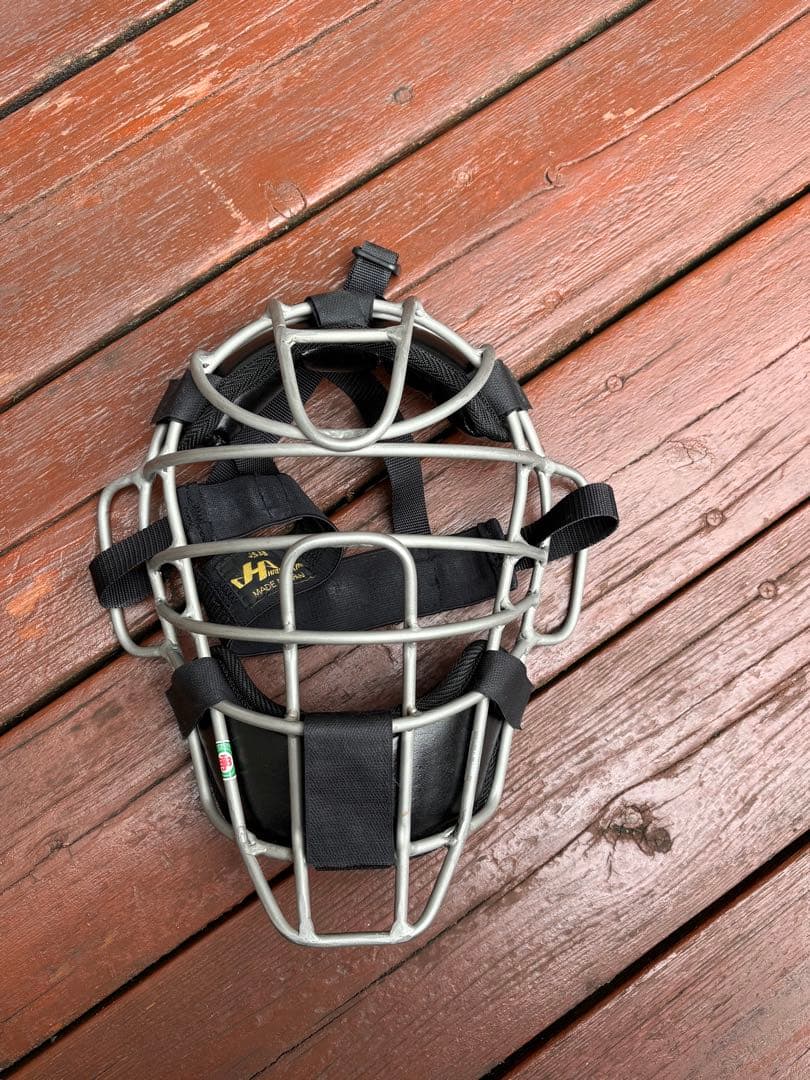 ハタケヤマ　軟式ハイクラスキャッチャーマスク　中古　hatakeyama 防具