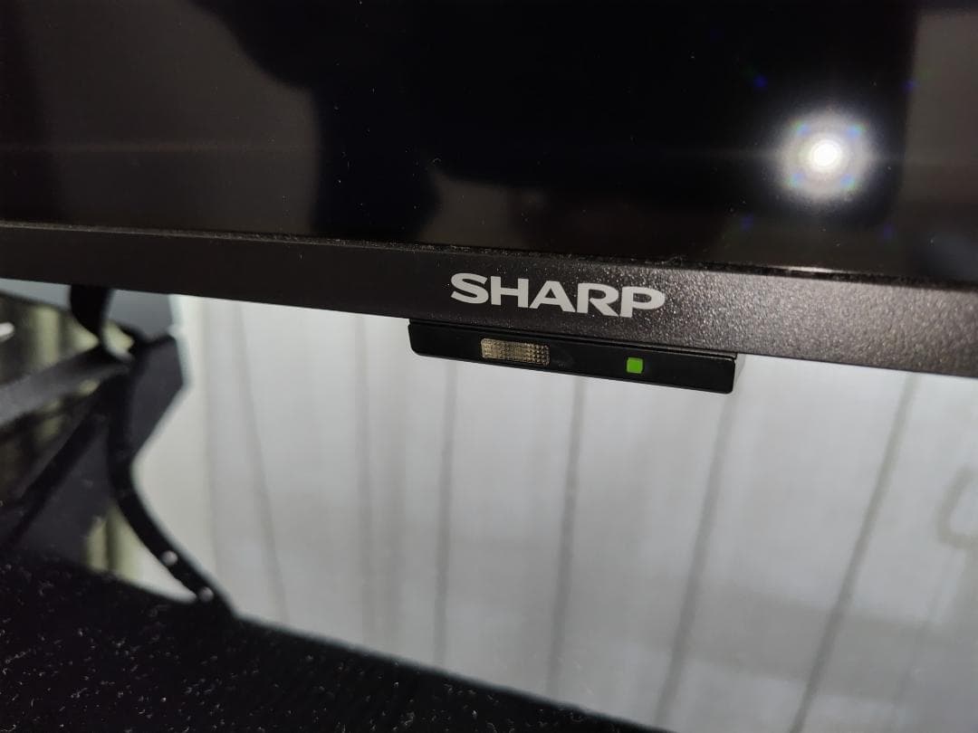な*～様 大型画面55インチ、SHARP テレビ台 チューナー設定中