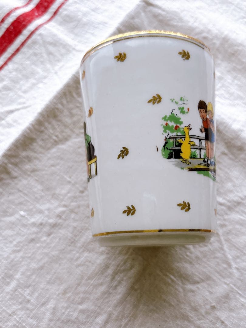 フランスアンティーク　Limoges enfants・カップ