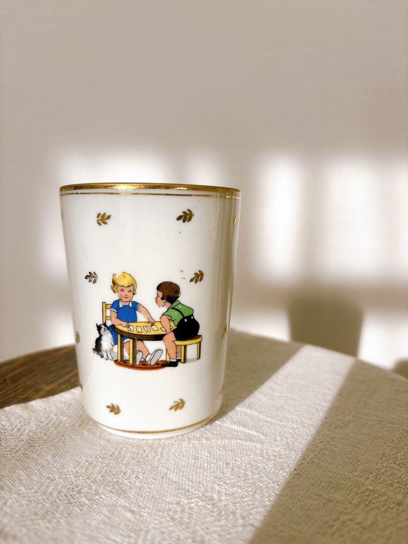 フランスアンティーク　Limoges enfants・カップ