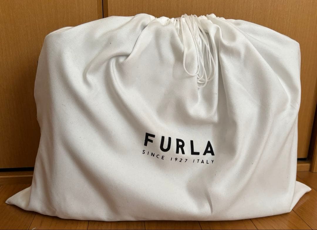 FURLA トートバッグ グレー 美品 A4収納可