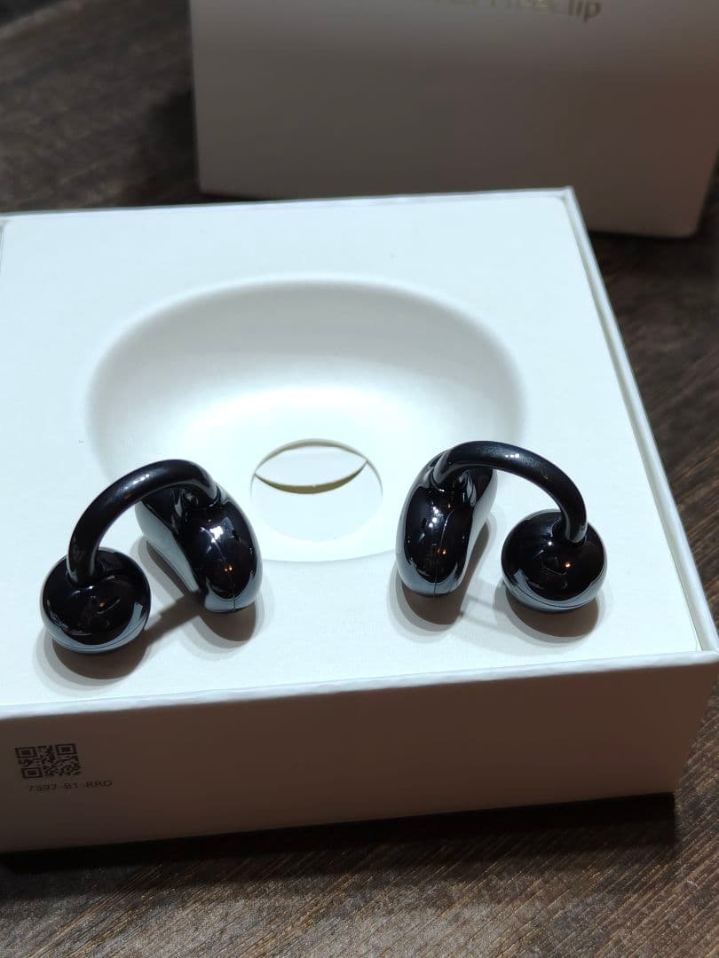 美品 HUAWEI FreeClip ワイヤレスイヤホン