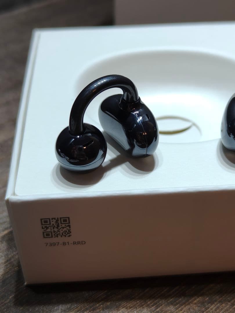 美品 HUAWEI FreeClip ワイヤレスイヤホン