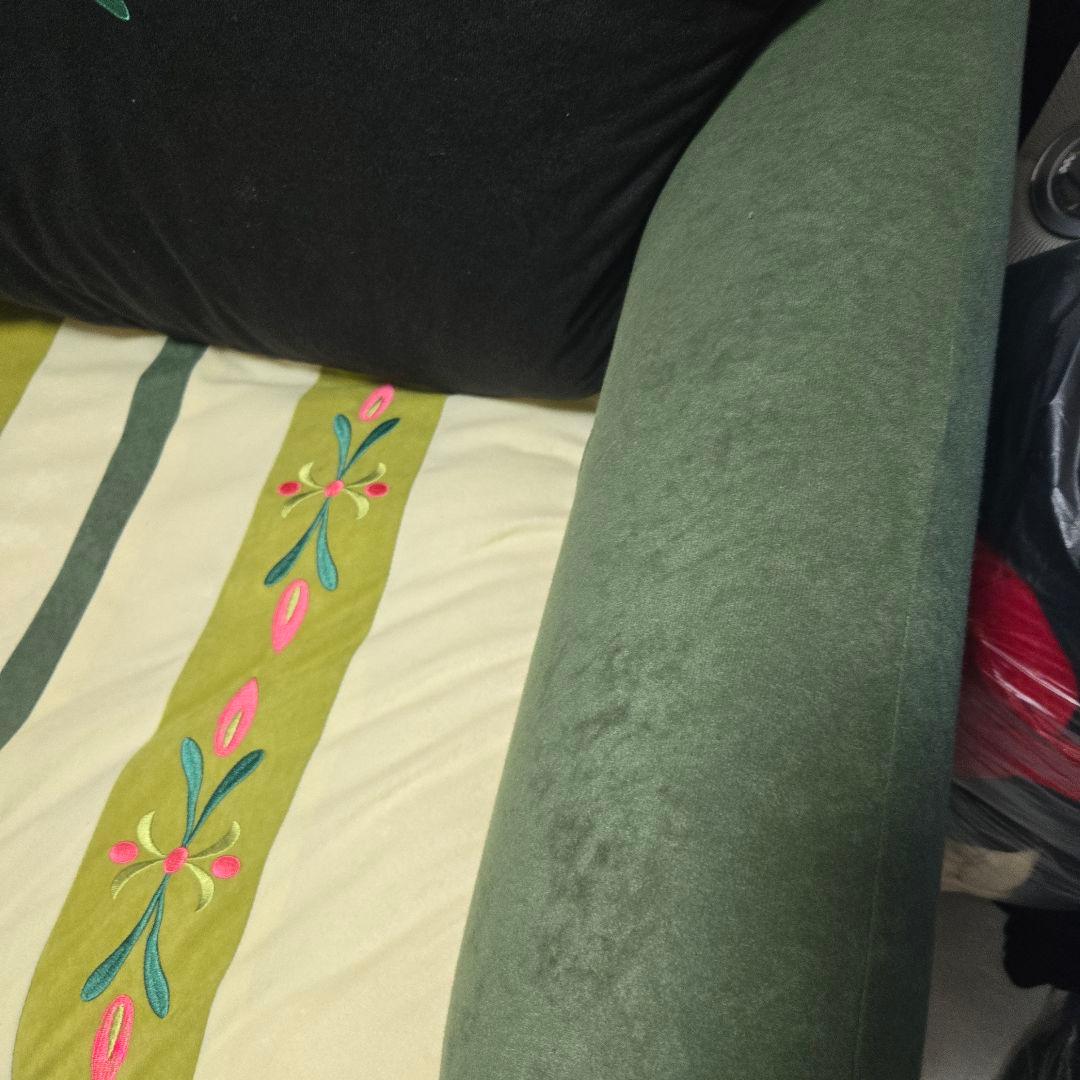 アナと雪の女王 ソファ 2人掛け ディズニー 刺繍デザイン クッション付き