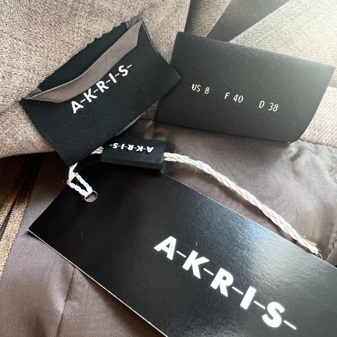 新品未使用★AKRIS★ヴァージンウール★セットアップスーツ
