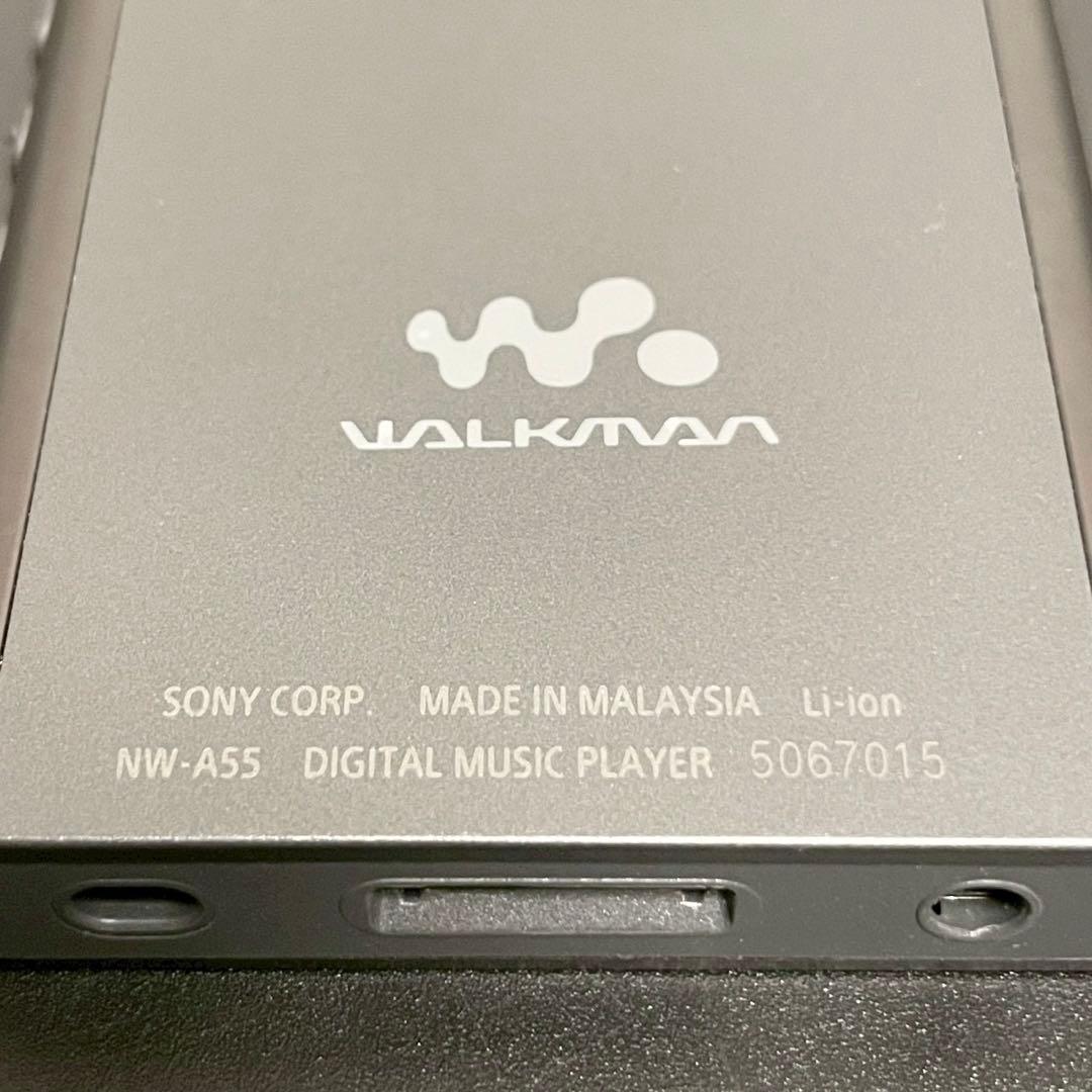 SONYウォークマン NW-A55HN イヤホン付き グレイッシュブラック