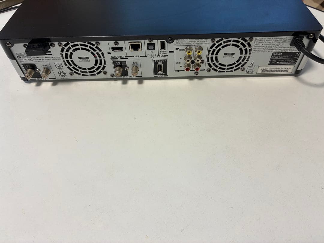 TOSHIBA DBR-M490 タイムシフトマシン 全録 5TB