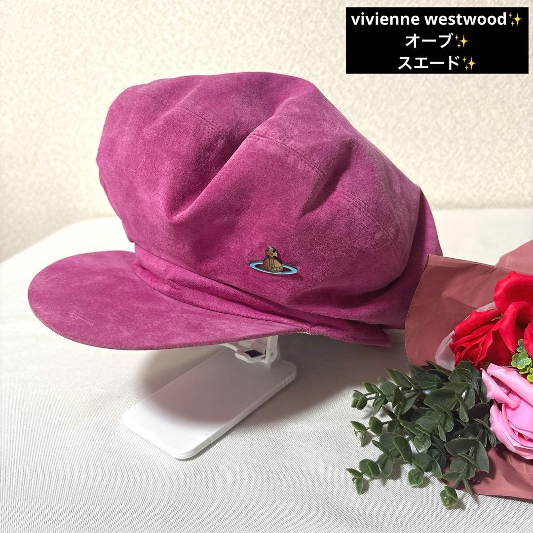 希少　Vivienne Westwood キャスケット スエード オーブ