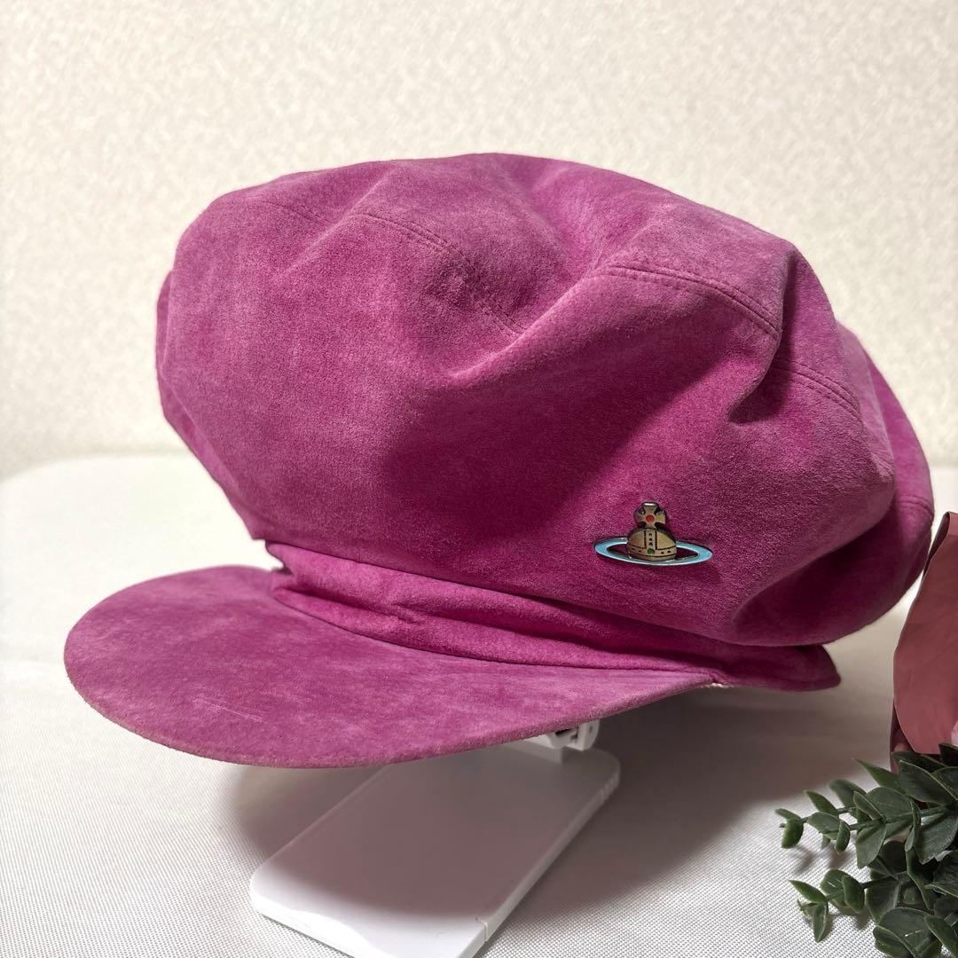 希少　Vivienne Westwood キャスケット スエード オーブ