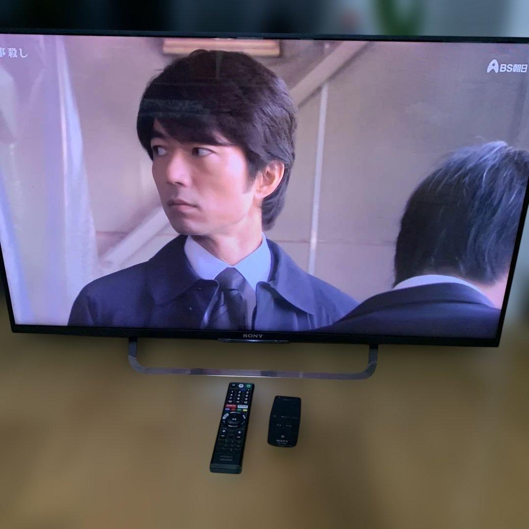 SONY 43型 KJ-43W870C 2016年製　タッチパッドリモコン付