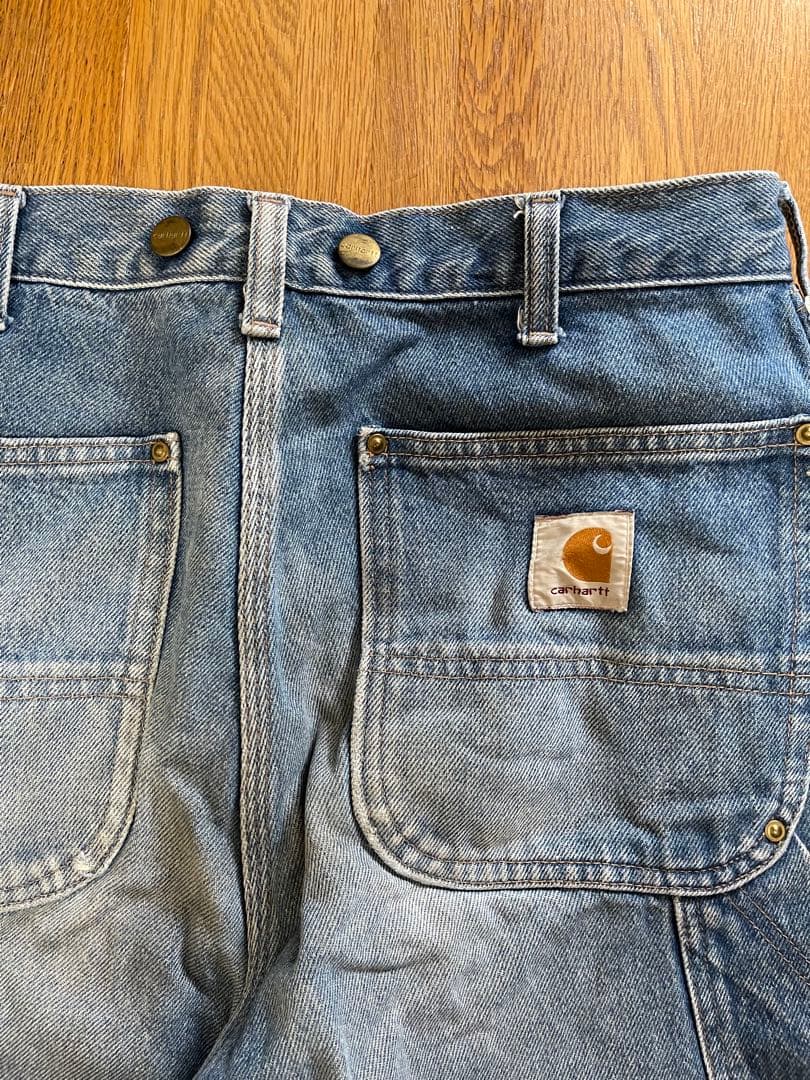 【希少】90‘s Carhartt ダブルニー サイズ 34 ワークパンツ