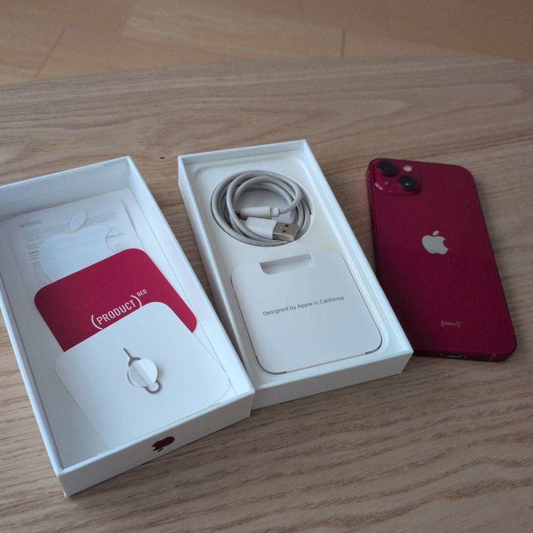 【美品】Apple iPhone 13 PRODUCT(RED) 本体