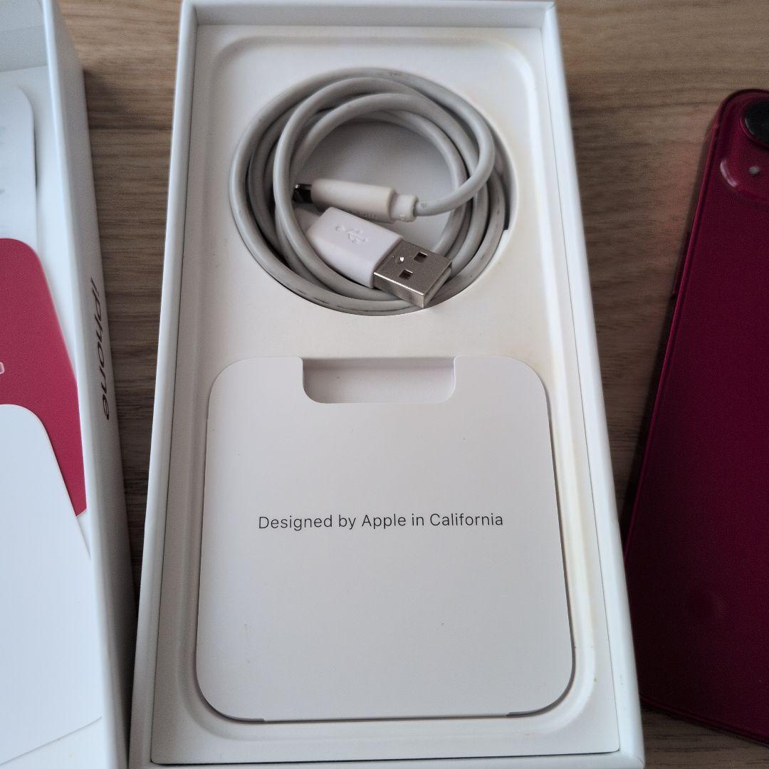 【美品】Apple iPhone 13 PRODUCT(RED) 本体