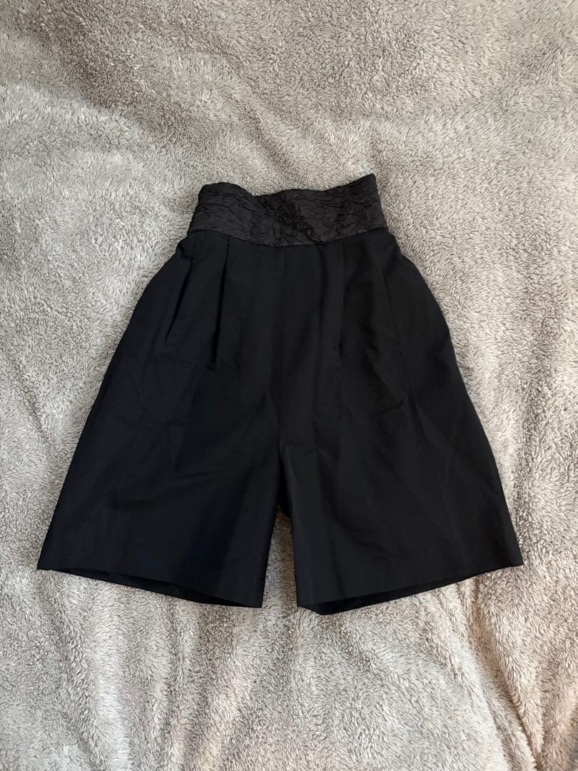 girlish St.cecilia グログランショートパンツ ブラック