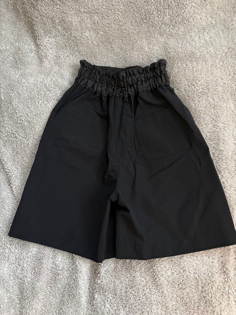 girlish St.cecilia グログランショートパンツ ブラック