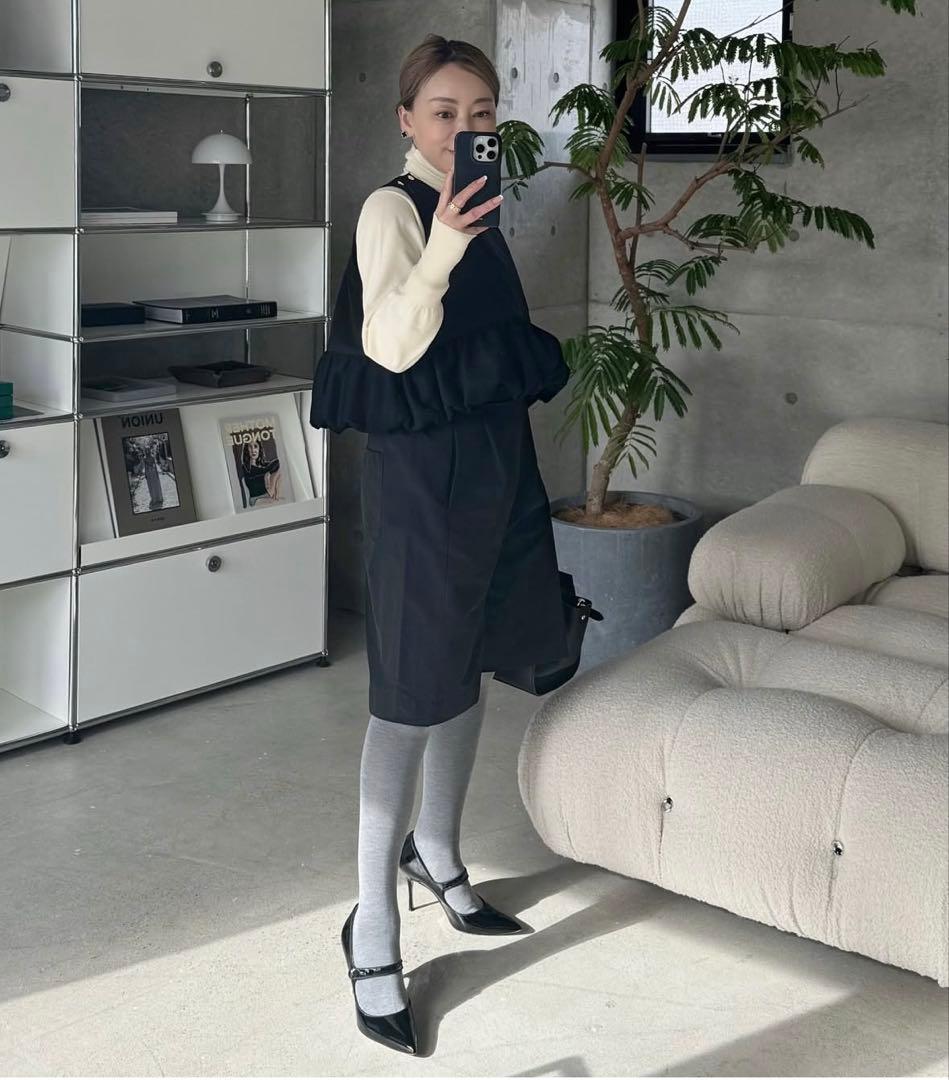 girlish St.cecilia グログランショートパンツ ブラック