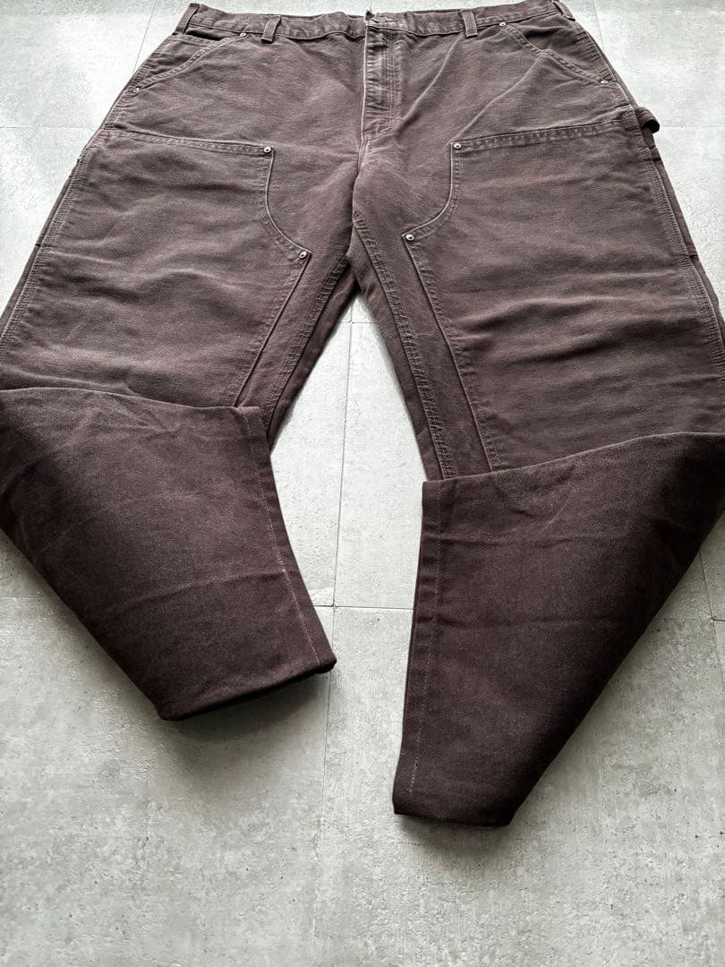 カーハート　ダブルニーペインターパンツ　ブラウン　B136DKB 40×34