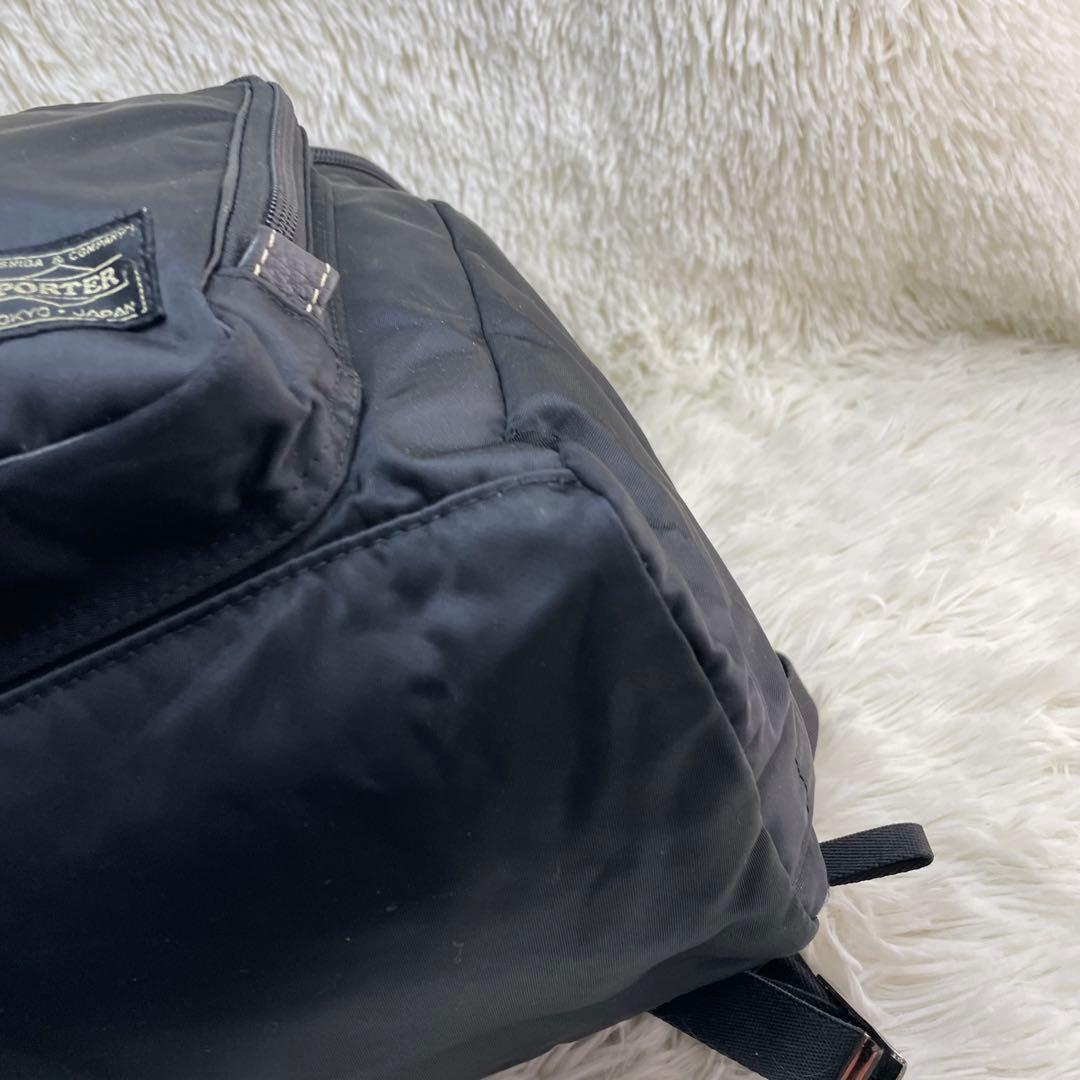 PORTER ポーター プラン リュック バックパック A4収納可 ブラック