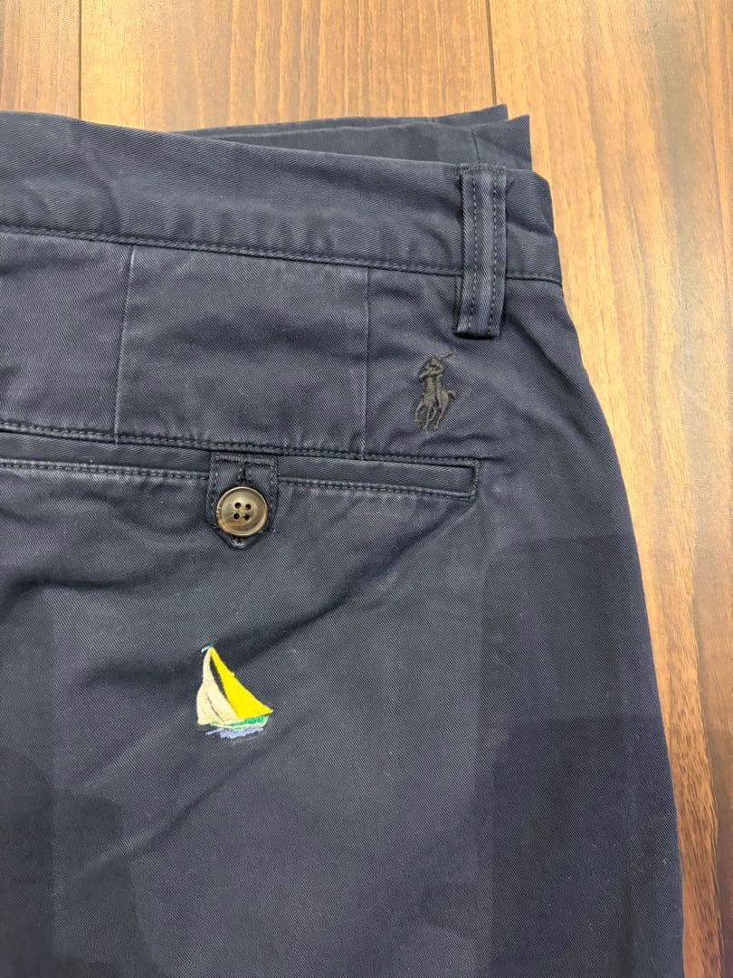ポロラルフローレン ヨット刺繍 総柄チノ 32/32