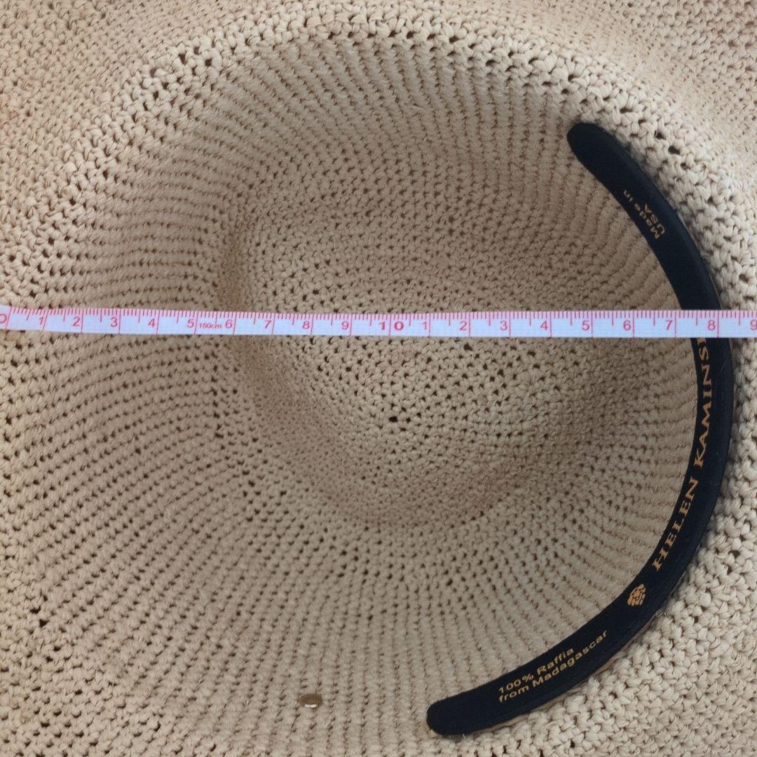 HELEN KAMINSKI ベージュ広つばハット