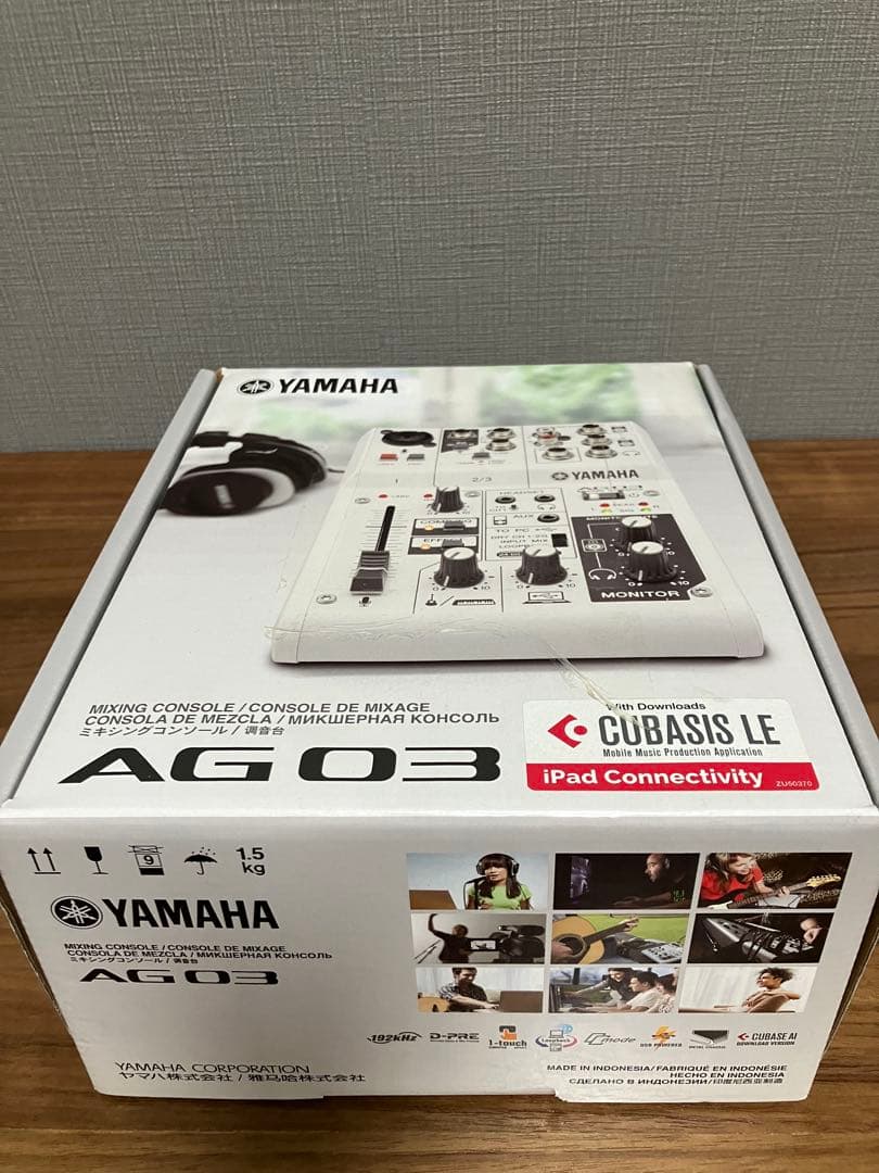 【未使用品】 YAMAHA AG03 付属品完備