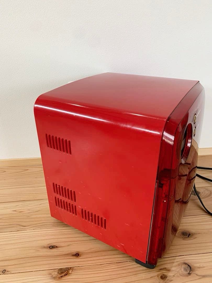 レトロ電子レンジ SHARP RE-HP1 スケルトンレッド シャープ