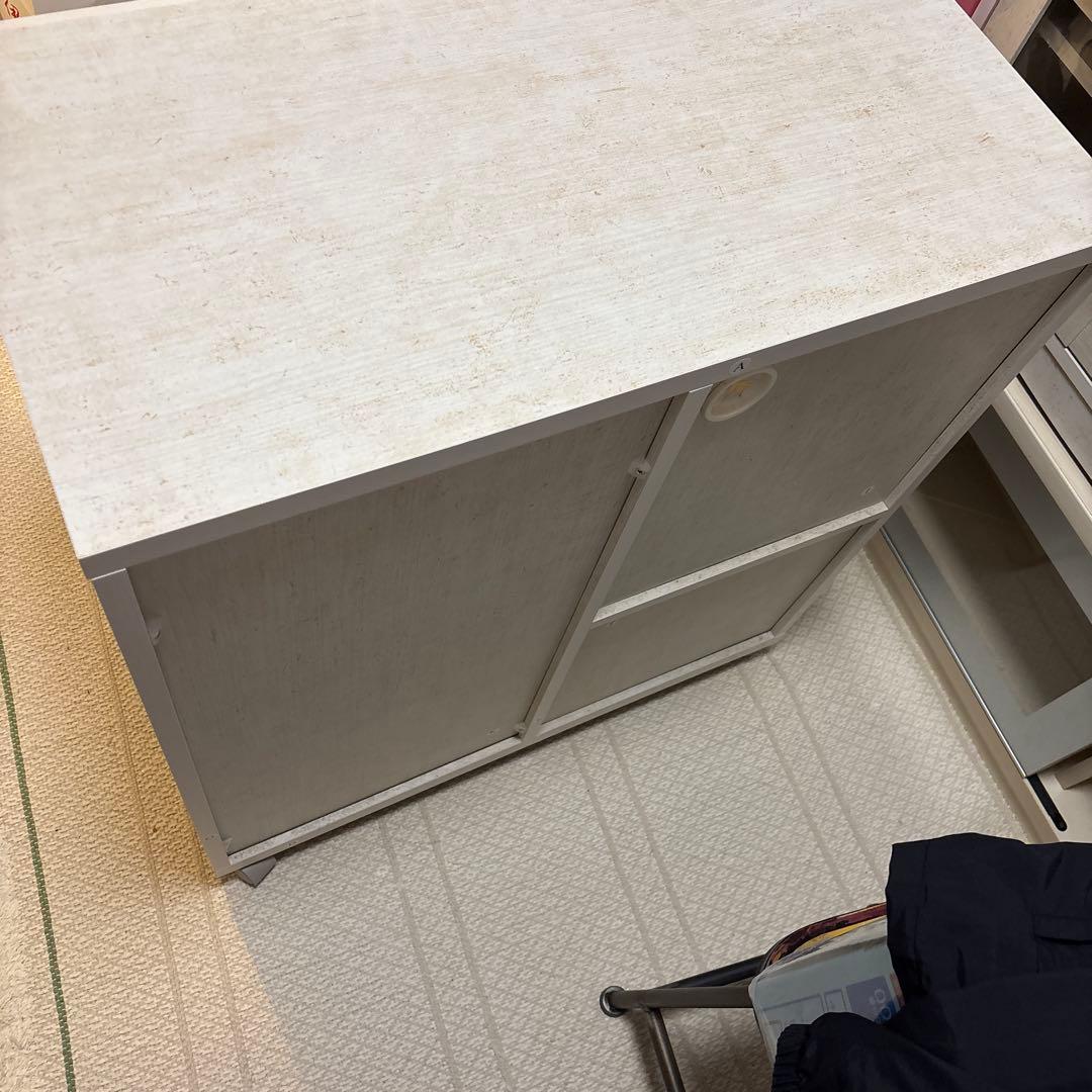 【引き取り値引き⭕️】ニトリ　キッチンワゴン　レンジ台　リズバレー