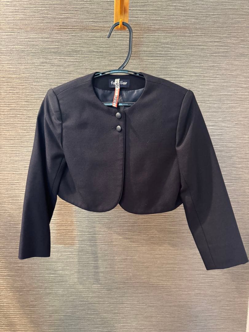 【美品】familiar アンサンブル120cm 着用2回　お受験