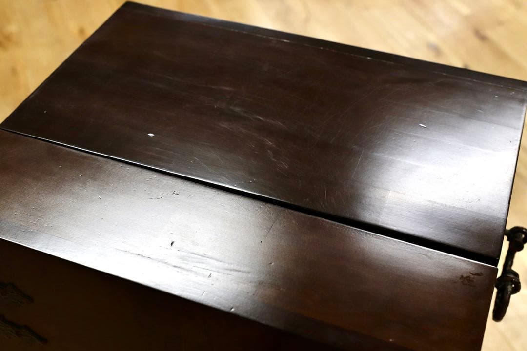 GMHN4○KOIZUMI / 小泉産業 チェスト ワゴン からくり収納 和モダ