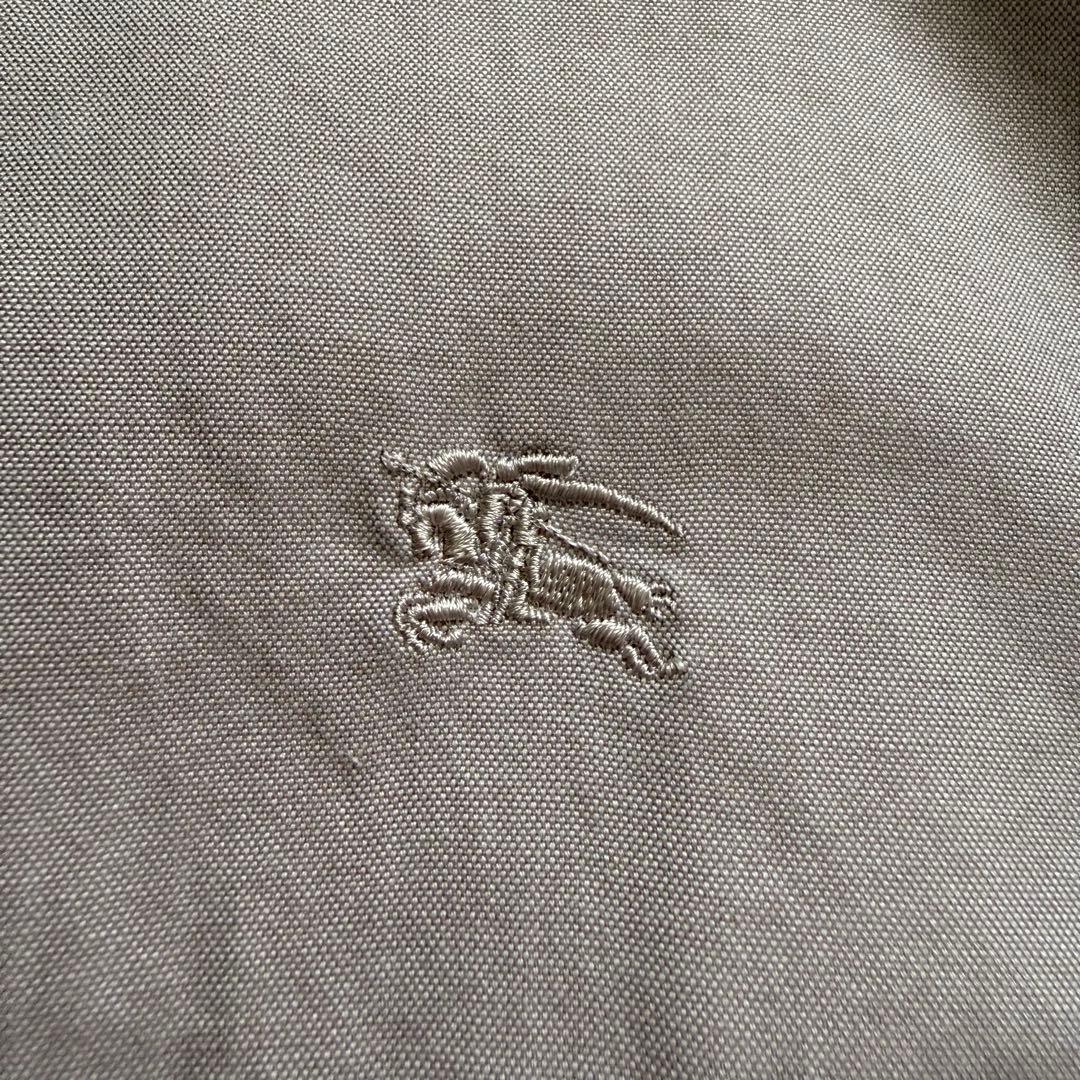 美品 BURBERRY バーバリー コットンシャツ ベージュ ノバチェック 46