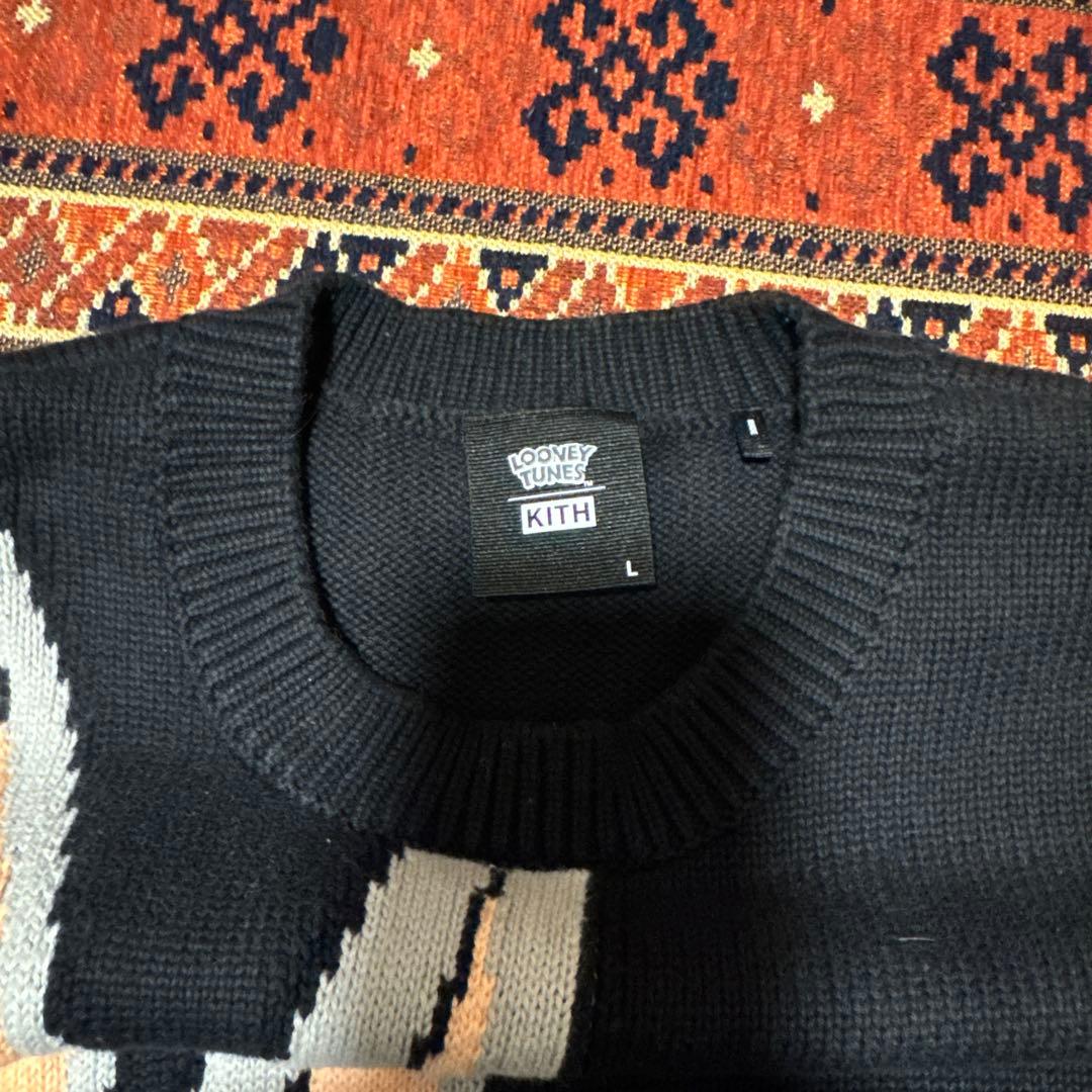 i*m様 【美品】KITH×Looney Tunesニット　ブラック