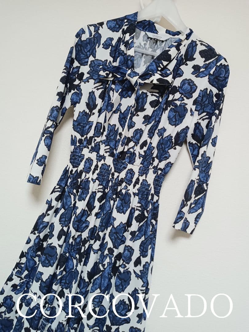 CORCOVADO ボウタイリボンドレス ワンピース