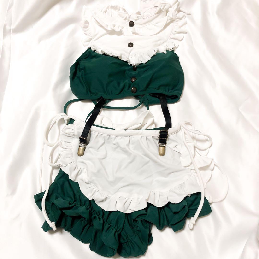 生産終了 Alter ME オルターミー クラシックメイドスイムウェア 緑 水着