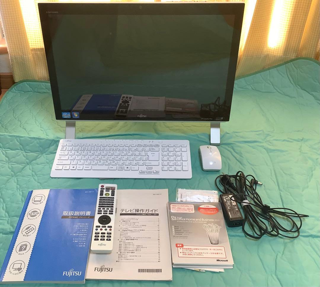 値引き：富士通 FMVF56HDW Core-i7 Windo10 2TB 8G