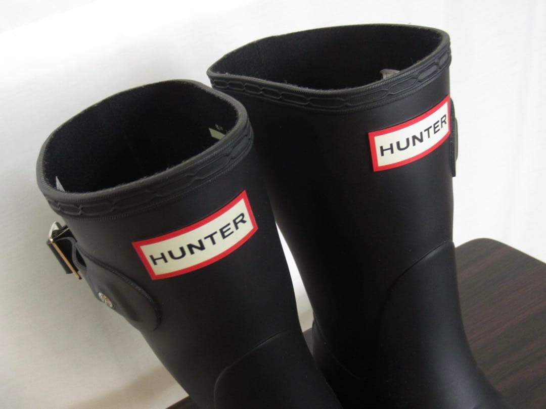専用 HUNTER Rain boots black shoes 38
