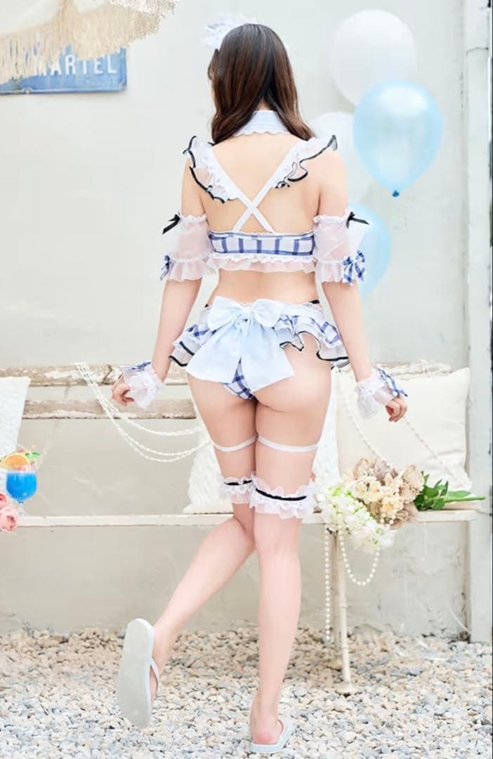 マリームーン　コスプレ　水着　チェック　ビキニ