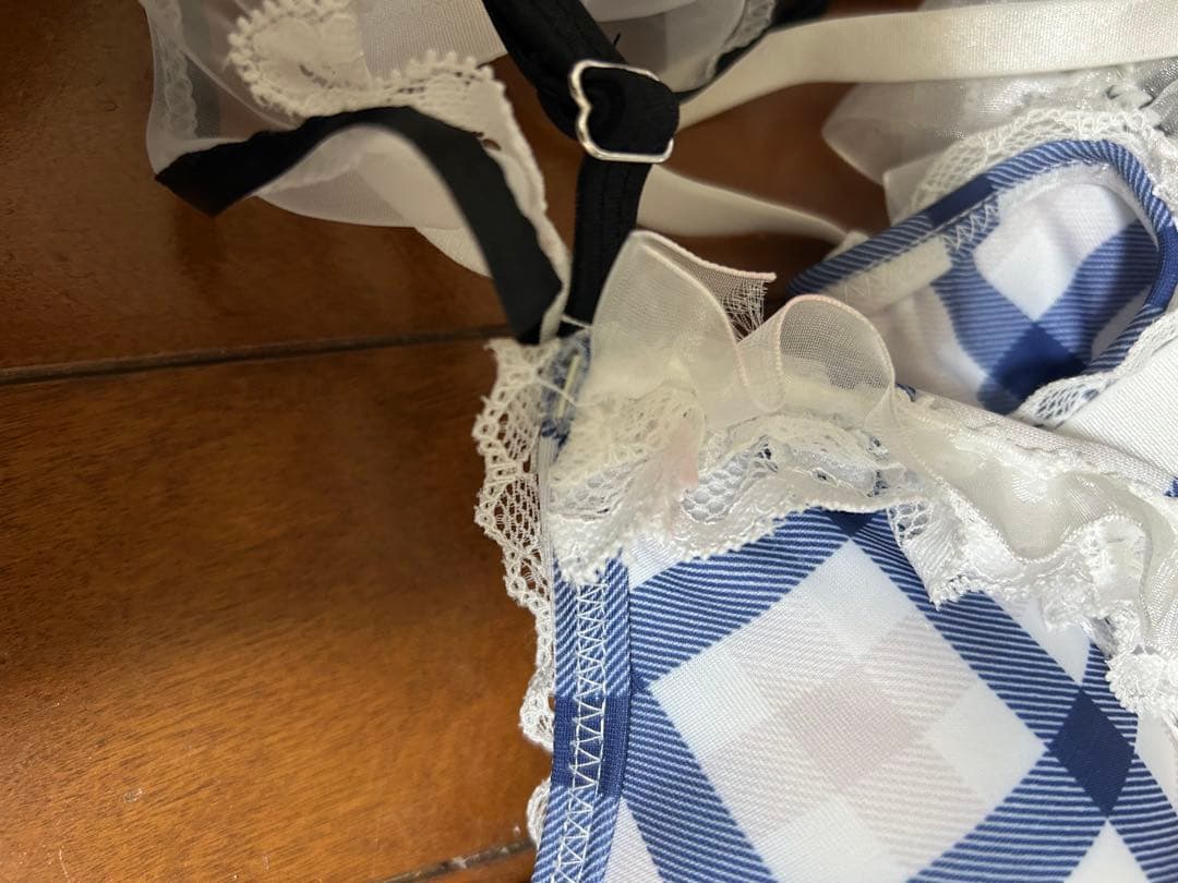 マリームーン　コスプレ　水着　チェック　ビキニ