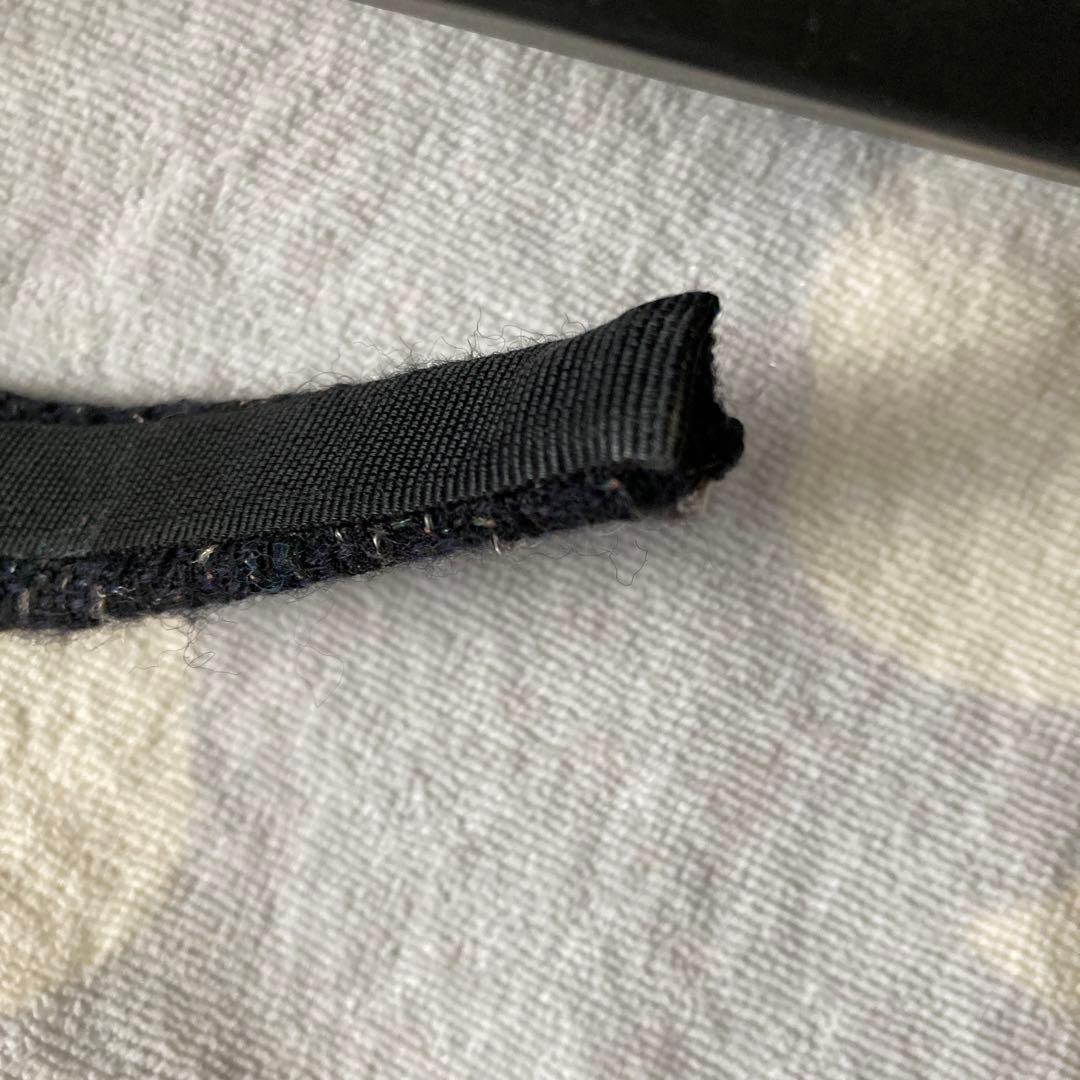 CHANELチェーン付ツィードカチューシャ