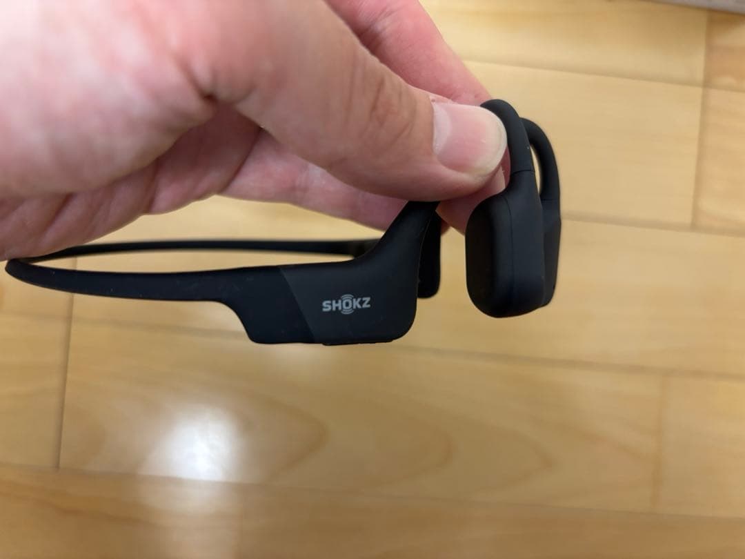 SHOKZ 骨伝導イヤホン ブラック