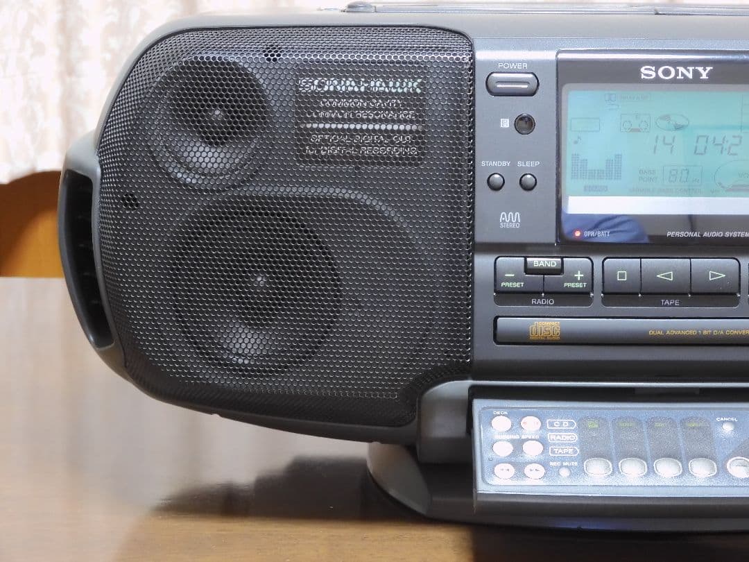 SONY ソナホーク ZS-70 バブルラジカ CDラジカセ