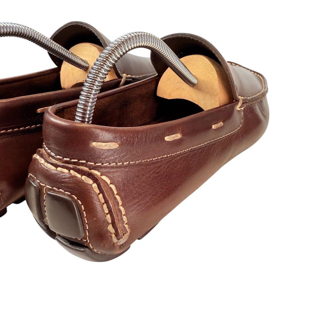 【極美品】PRADA ドライビングシューズ（5）モカシン　デッキシューズ　本革