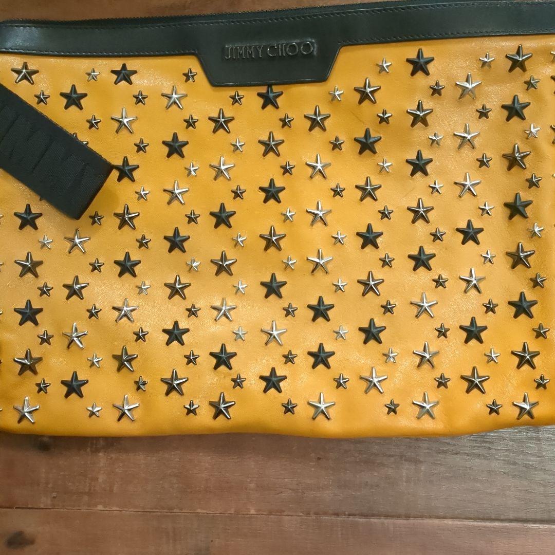 Jimmy Choo 星型装飾 トートバッグとクラッチバッグ2点セット