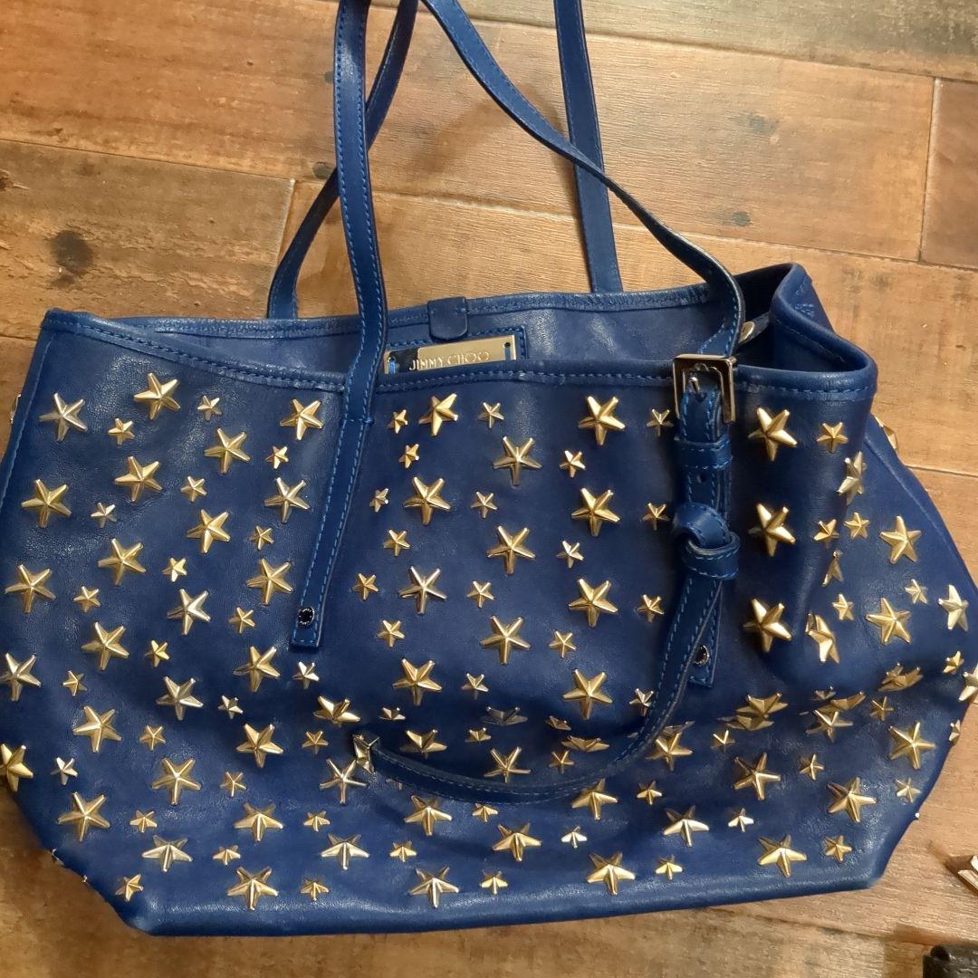 Jimmy Choo 星型装飾 トートバッグとクラッチバッグ2点セット