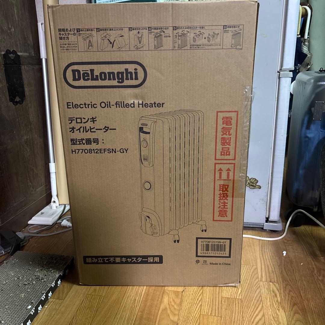 DeLonghi オイルヒーター H770812EFSN-GY