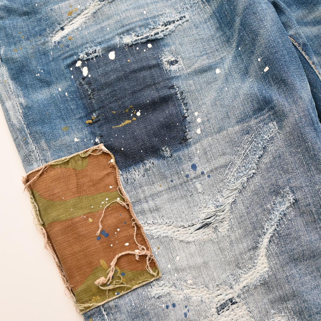 ト*ラ様 DSQUARED2 Sailor Jean リペア加工 デニムパンツ